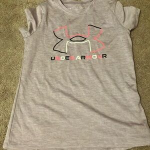 Purple under armour shirt